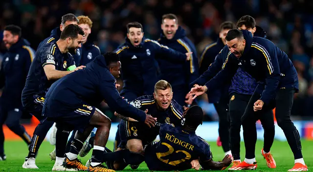 Real Madrid a las semifinales de la Champions League tras ganar por penales al Manchester City Real Madrid a las semifinales de la Champions League tras ganar por penales al Manchester City