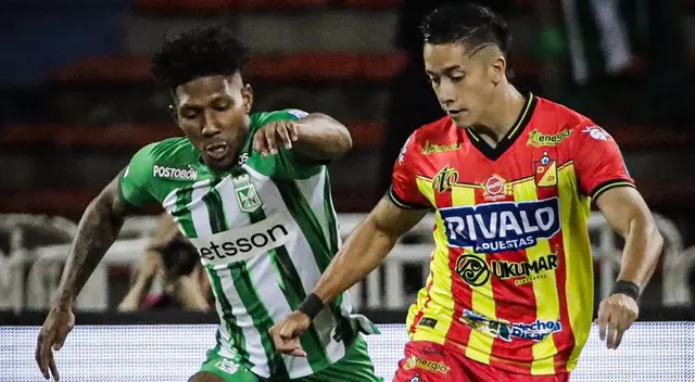 Atlético Nacional y Deportivo Pereira juegan en el Estadio Atanasio Girardot.