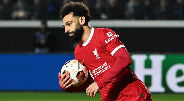 Mohamed Salah anotó el único gol de Liverpool ante Atalanta