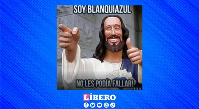 Todos los hinchas de Alianza están seguros que Jesús es blanquiazul.
