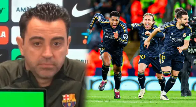 Xavi se pronunció ante el buen momento que atraviesa Real Madrid. Xavi se pronunció ante el buen momento que atraviesa Real Madrid.