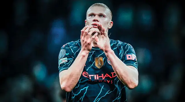 Erling Haaland quedó fuera del Manchester City vs Chelsea.