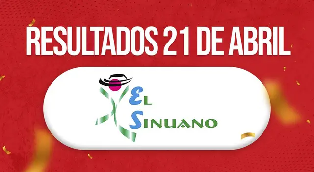 Sorteo Sinuano día y noche de HOY, 21 de abril.