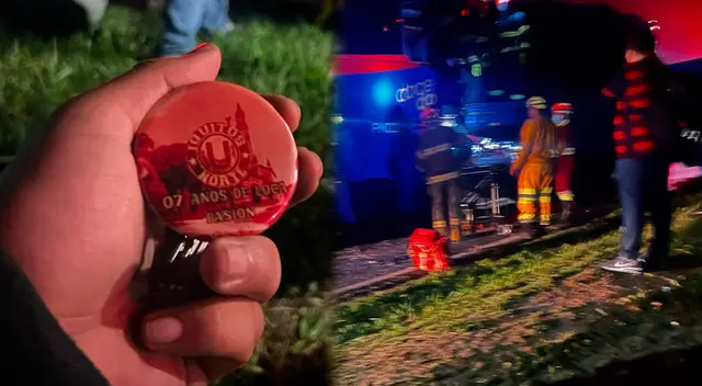 Hinchas de Universitario sufrieron accidente automovilístico en Brasil.