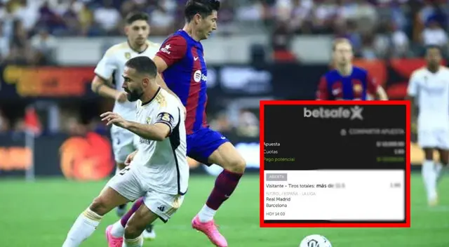 Real Madrid vs Barcelona: hincha apostó 10 mil soles Real Madrid vs Barcelona: hincha apostó 10 mil soles