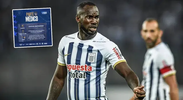 Alianza Lima emitió parte médico sobre lesión de Cecilio Waterman.