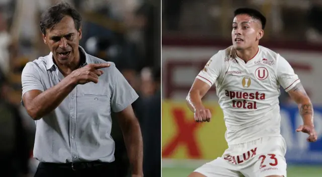 Fabián Bustos y Jorge Murrugarra en acción