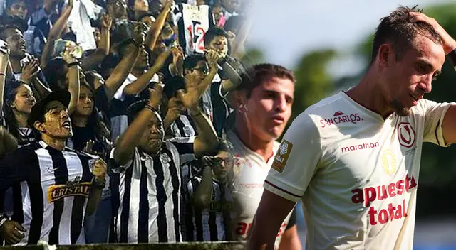 Hinchada de Alianza Lima presente en Santiago le dejó un mensaje a Universitario.
