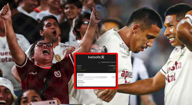 Universitario perdió, pero su hincha celebra que ganó más de 20 mil soles.