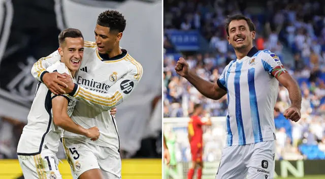 Real Madrid y Real Sociedad abrirán la jornada 33 de LaLiga. Foto: Composición Líbero/Real Madrid/Real Sociedad