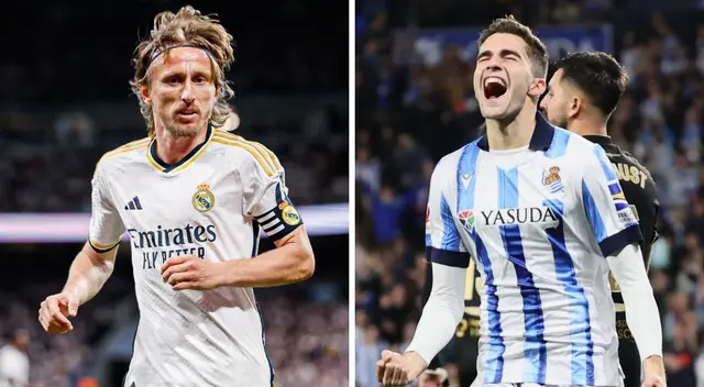 El último partido entre ambos fue triunfo 2-1 del Real Madrid. Foto: Composición Líbero/Real Madrid/Real Sociedad