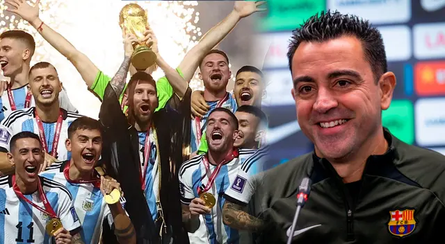 Xavi Hernández tiene contrato con Barcelona hasta junio del 2025. Foto: Composición Líbero/FIFA/FC Barcelona