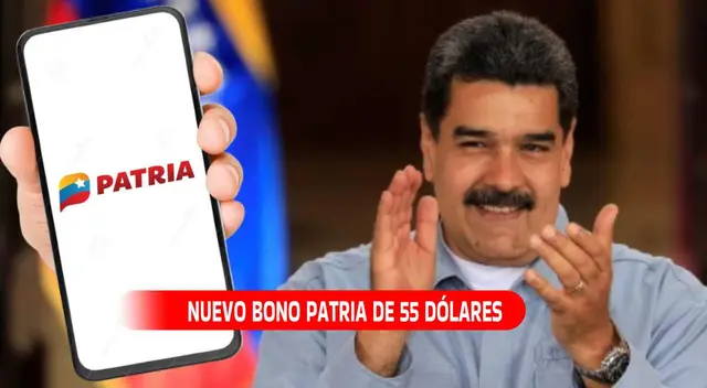 El Bono de 55 dólares es uno de los beneficios más populares del Sistema Patria. El Bono de 55 dólares es uno de los beneficios más populares del Sistema Patria.