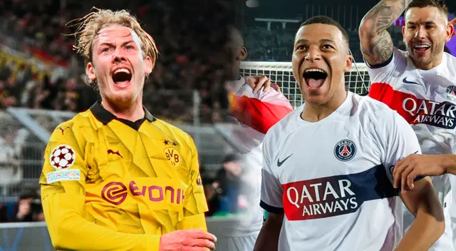 Julian Brandt y Kylian Mbappé apuntan a ser protagonistas. Foto: Composición Líbero/BVB/PSG Julian Brandt y Kylian Mbappé apuntan a ser protagonistas. Foto: Composición Líbero/BVB/PSG