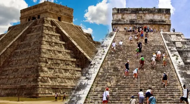 La pirámide de Kukulkán se encuentra en el complejo de Chichén Itzá, que es una de las Siete Maravillas del Mundo Moderno. La pirámide de Kukulkán se encuentra en el complejo de Chichén Itzá, que es una de las Siete Maravillas del Mundo Moderno.