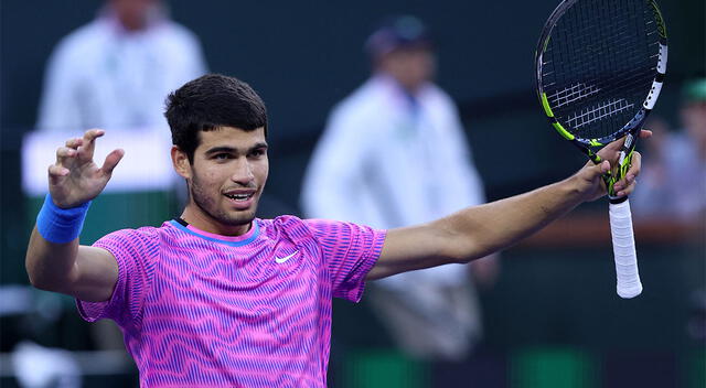 Carlos Alcaraz es el número 2 del ranking ATP (Foto: ESPN)