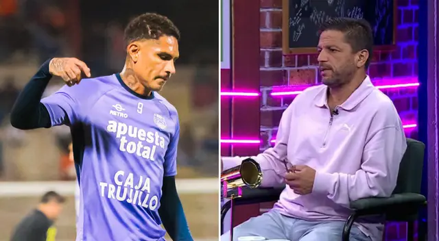 Pedro García considera que Guerrero aún no está en su mejor momento. Foto: Composición Líbero/Liga 1/Movistar Deportes