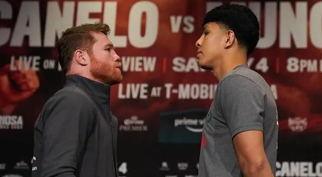Así fue el careo de Canelo Álvarez vs. Jaime Munguía (Foto: Canelo Álvarez)
