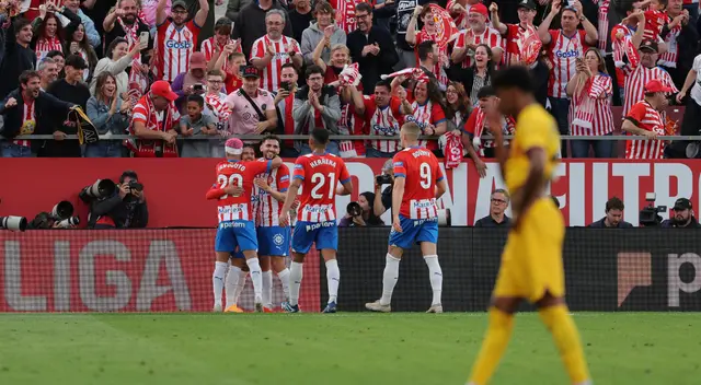 Girona clasificó a la Champions League 2024-25. Foto: AFP
