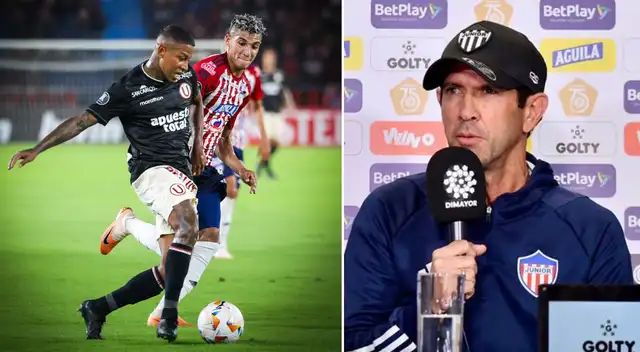 Artur Reyes y su advertencia a jugador de Junior a poco del partido ante Universitario