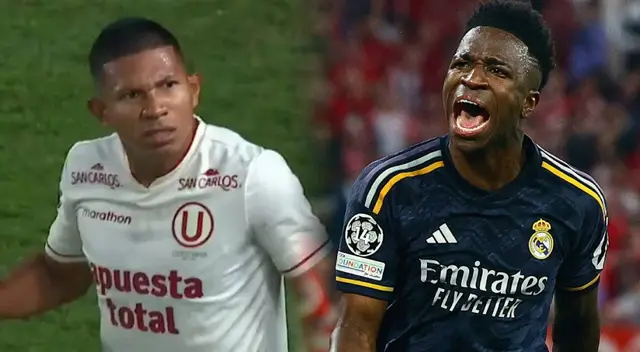 Universitario fue comparado con el Real Madrid por su parecido.