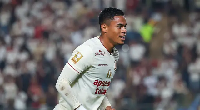 Christopher Olivares ingresó por Edison Flores. Foto: Universitario