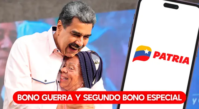 El Bono de Guerra y Segundo Bono Especial llegarán en mayo 2024 a través del Sistema Patria. El Bono de Guerra y Segundo Bono Especial llegarán en mayo 2024 a través del Sistema Patria.