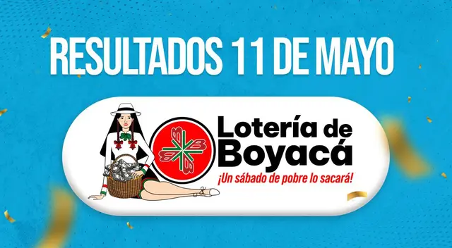 Resultados Lotería de Boyacá HOY 11 de mayo. Resultados Lotería de Boyacá HOY 11 de mayo.