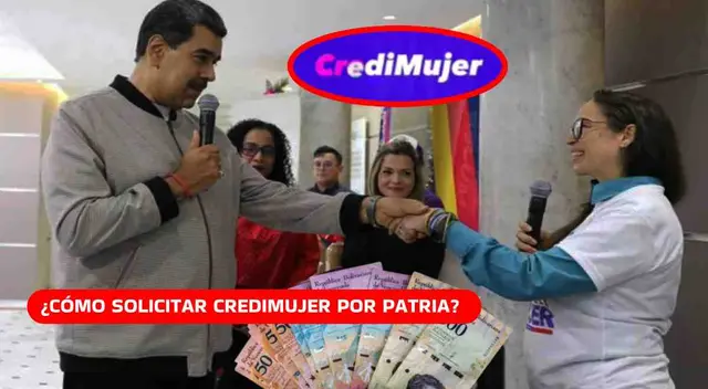 En esta nota conocerás cómo solicitar credimujer por Patria.