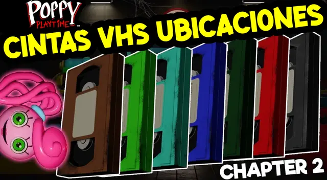 Descubre todas las ubicaciones de las cintas VHS de video de Poppy Playtime Chapter 2. Descubre todas las ubicaciones de las cintas VHS de video de Poppy Playtime Chapter 2.