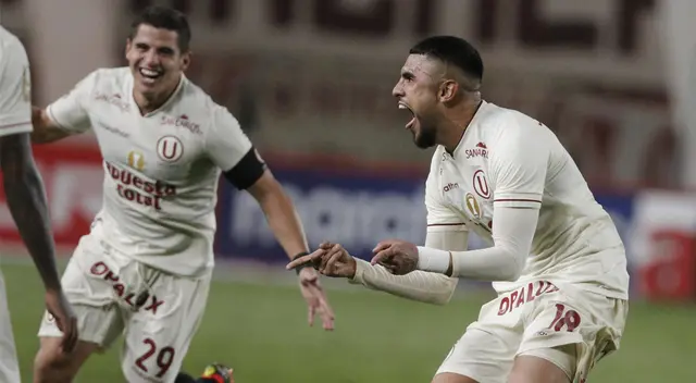 Rodrigo Ureña selló la goleada de Universitario ante Cristal.