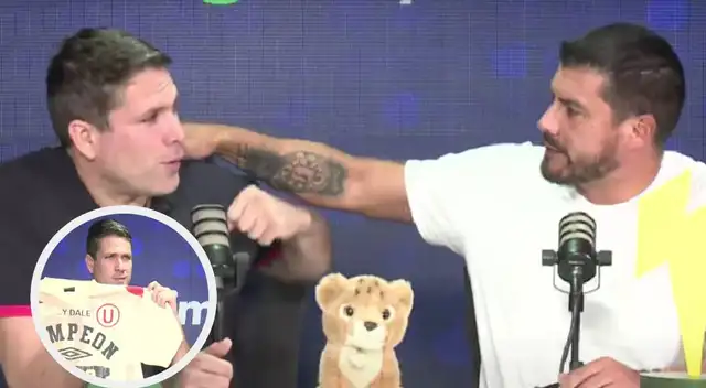 Paco Bazán y Erick Delgado discutieron por Universitario. Paco Bazán y Erick Delgado discutieron por Universitario.