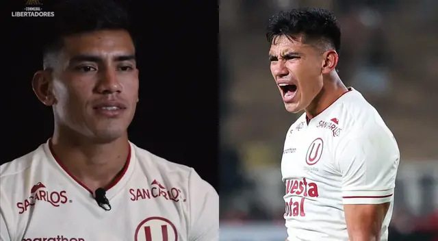 José Rivera es uno de los goleadores de Universitario en el año. Foto: Composición Líbero/Copa Libertadores/Universitario