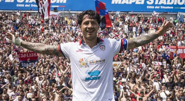 Gianluca Lapadula sigue en lo más alto de Italia. Gianluca Lapadula sigue en lo más alto de Italia.