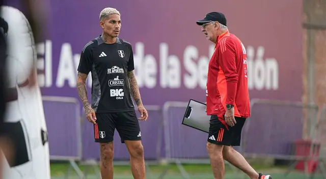 Paolo Guerrero trabaja en la Videna