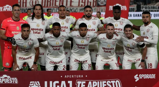 El once titular de Universitario ante Cristal