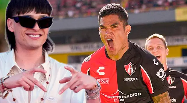 Peso Pluma le envió un potente mensaje a Anderson Santamría por su paso en Atlas FC.