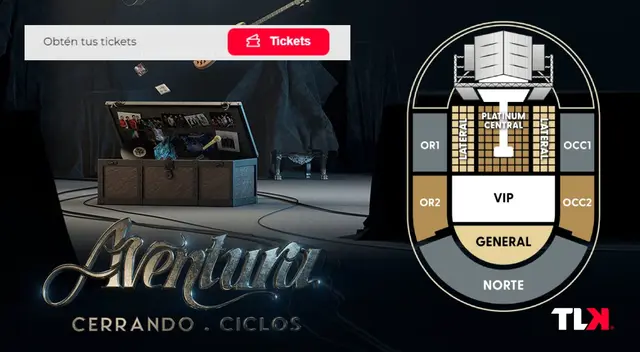 Todo sobre las entradas al concierto de Aventura en Perú 2024.