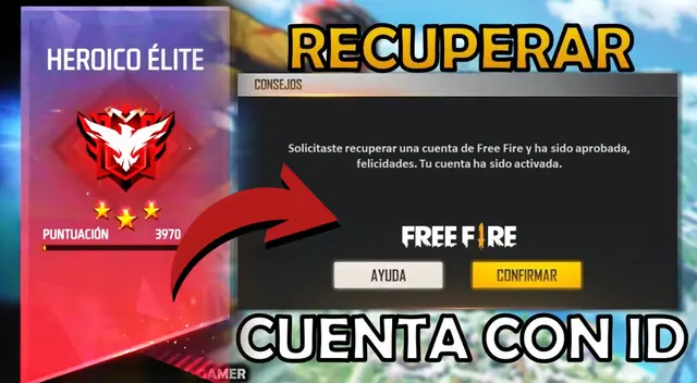 Recupera hoy mismo tu cuenta de Free Fire con tu ID, sin utilizar apps de terceros.