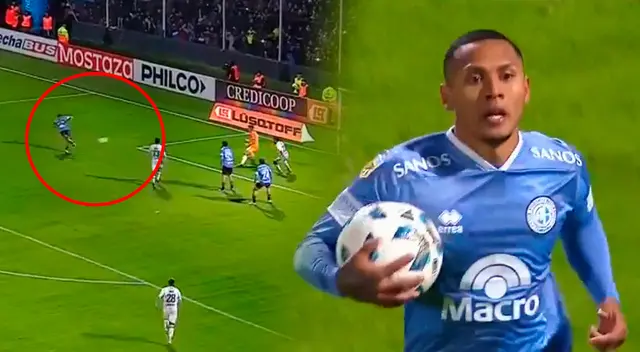 Bryan Reyna apareció con soberbio doblete para el triunfo de Belgrano