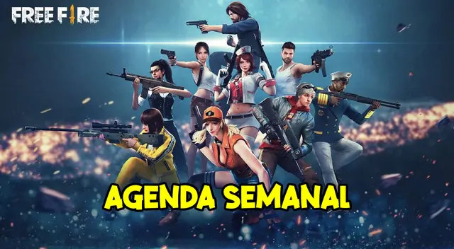 Nueva agenda semanal de Free Fire del mes de mayo 2024.