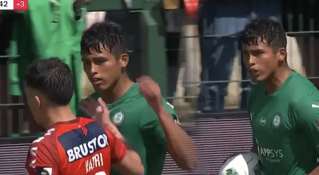 Kluiverth Aguilar fue protagonista de un tenso cruce con un rival