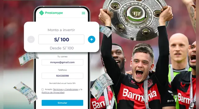 Foto: Invirtiendo en Prestamype puedes obtener una rentabilidad de hasta 18% anual.