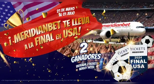 Foto: ¡Participa en Meridianbet, prepara tus maletas y vuela directo a Estados Unidos!