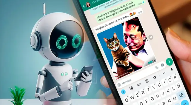 Podrás crear imágenes con IA en WhatsApp sin salir de la aplicación.