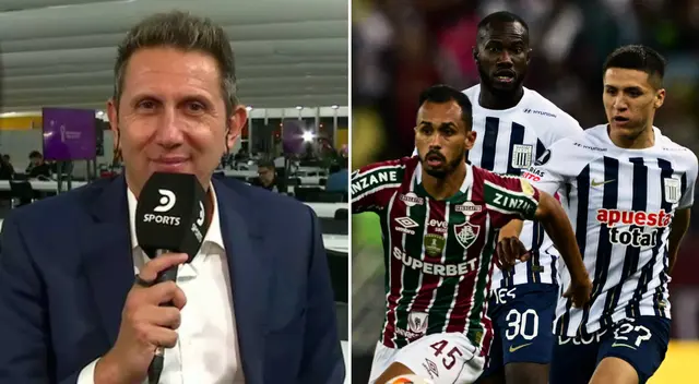 Alianza Lima no pudo ante Fluminense y quedó eliminado de la Copa Libertadores. Foto: Composición Líbero/DSports/AFP