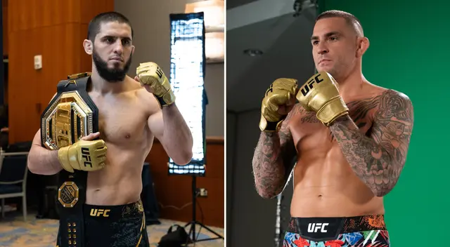 Makhachev y Poirier se enfrentan en Newark, Estados Unidos. Foto: Composición Líbero/UFC