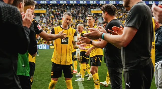 Marco Reus ganó cinco títulos con el Borussia Dortmund. Foto: BVB