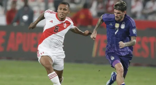 Bryan Reyna tuvo minutos ante Argentina por Clasificatorias. En la Copa América sería la segunda vez que enfrente a la 'albiceleste'.