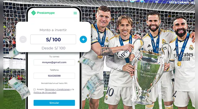 Foto: En Prestamype tendrás la oportunidad de simular tu inversión en menos de 1 minuto. Foto: En Prestamype tendrás la oportunidad de simular tu inversión en menos de 1 minuto.